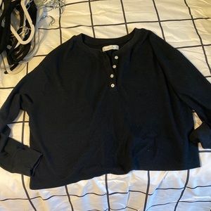 Cropped Abercrombie Long sleeve Shirt